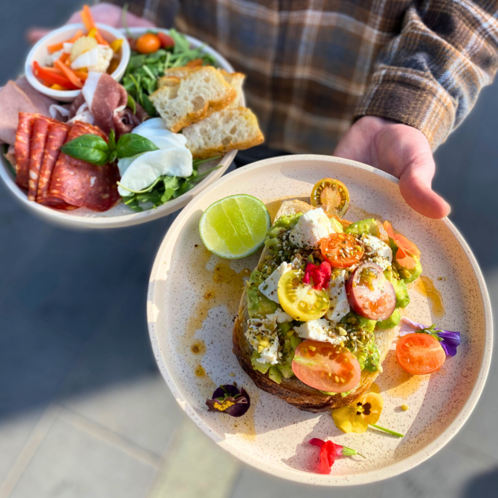 Evergreen Salads and toasts