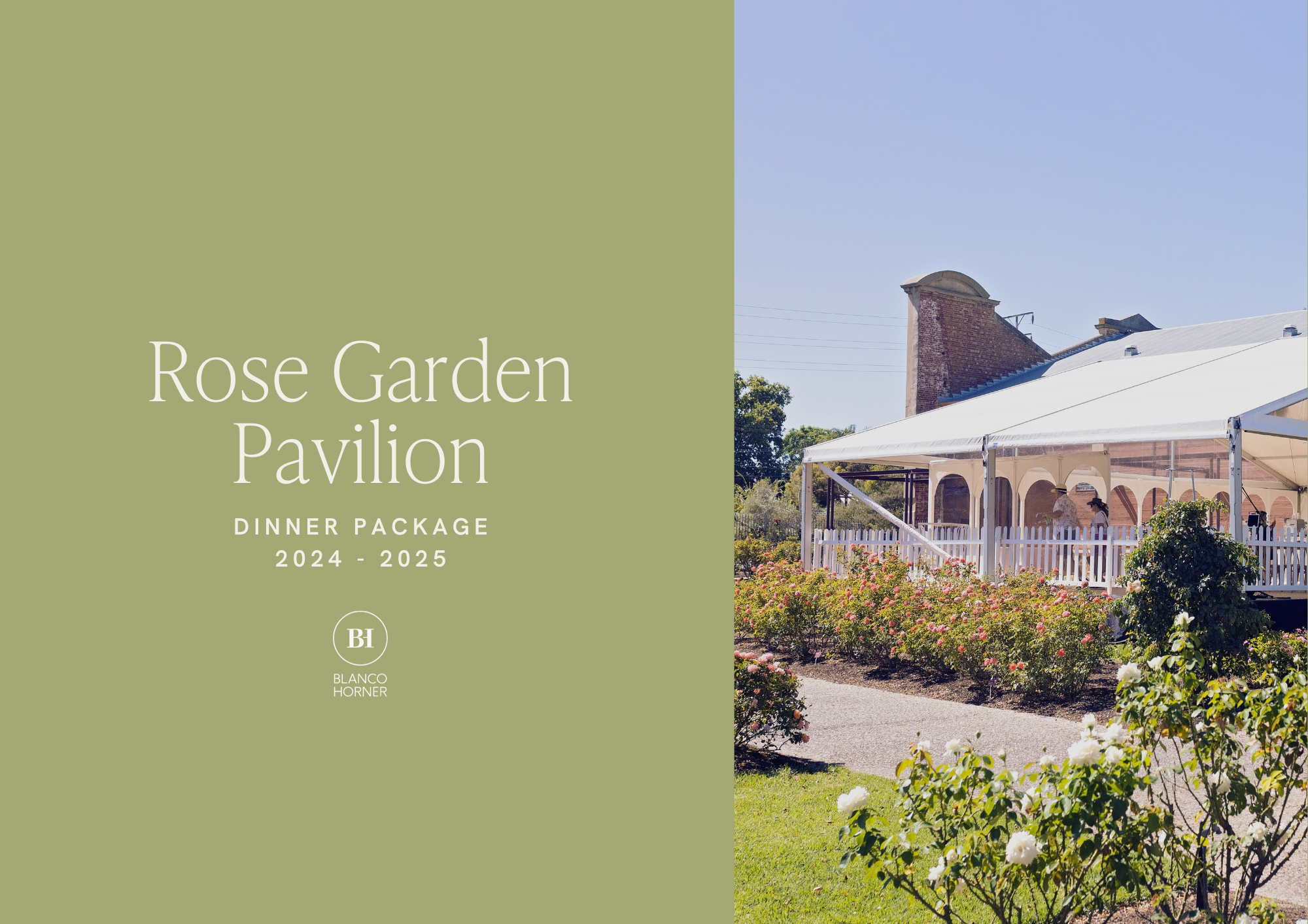 Rose Garden Pavilion Dinner Package