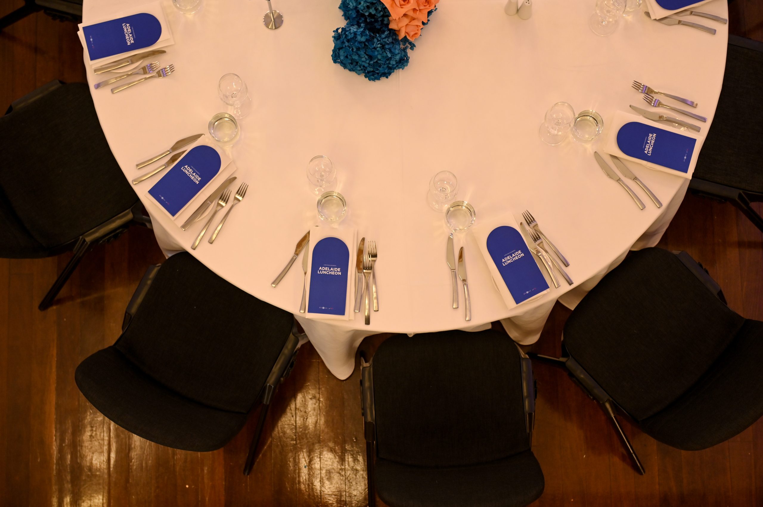 Adelaide luncheon table setup